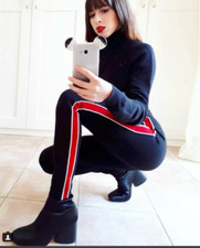 Zara Leggings Avec Tube Bandes