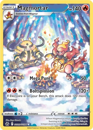 Magmortar crz holofoil - holofoil,