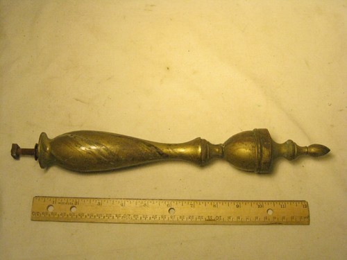 Vintage salvaged brass lamp - vintage,