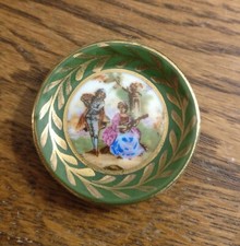 Assiette miniature mini plate vaisselle Dînette Limoges Porcelaine France