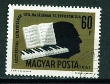Hungary Music Composer Ferenc Liszt stamp 1961