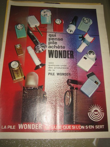 Publicité presse wonder - presse,