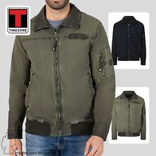 BLouson en cuir pour hommes TIMEZONE