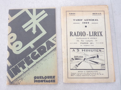 Manuels lampes radio - -,