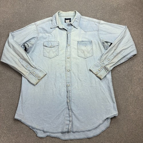 Chemise jean wrangler - chemise, en