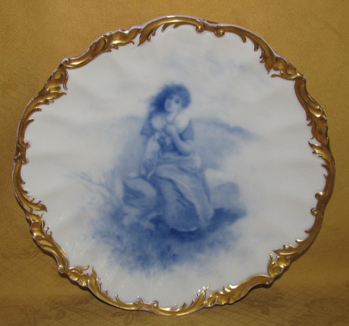 Assiette porcelaine guérin - porcelaine, w.