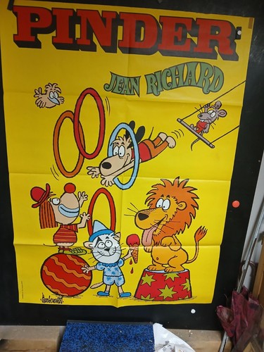 Affiche cirque pinder - cirque,