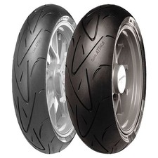 SET DE PNEUS CONTINENTAL 120/70-17 (58W) + 190/50-17 (73W) SPORTATTACK