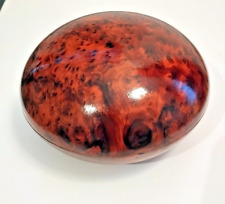 COFFRET A BIJOUX  / VIDE POCHE EN BOIS DE LOUPE DE THUYA