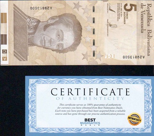 Venezuela 2021 bolivares - venezuela, 5