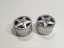 Jantes arrière x2 pièce détachée miniature Burago Ferrari 348 tb 1/18 1/18e #A29