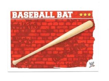 Carte catch Slam Attax Mayen 2010 Rouge - Baseball Bat
