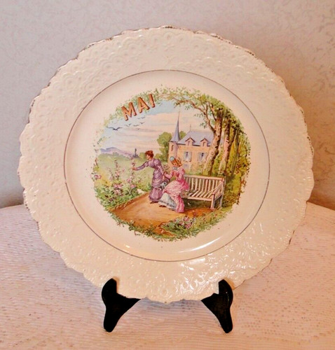 Assiette ancienne moulin des - assiette,