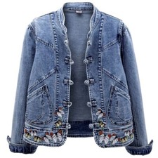 Ethnique Femme Jeans Manteau