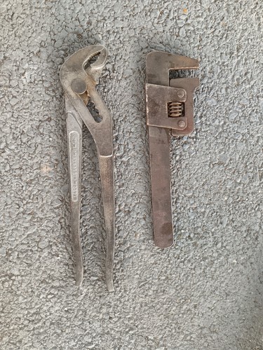 Lot ancienne pince multiprise - lot,