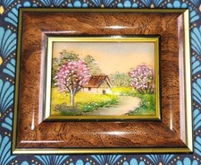 Cadre Emaux D'art Christiane Pourret Limoges