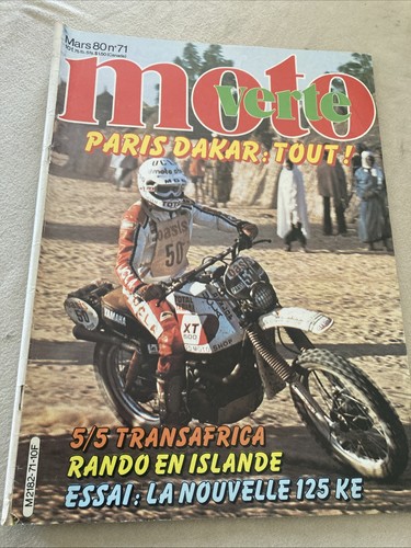 Moto verte 1980 - moto, kawasaki