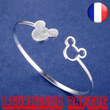 Bracelet Mickey Minnie Fille Femme Bijoux Cadeau Disney Top Qualitée Manchette