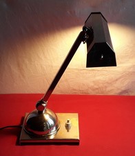 Lampe de bureau métal chromé