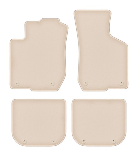 Tapis sol velours beige - tapis, de