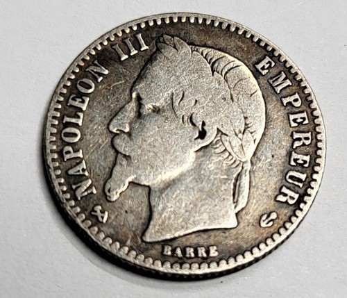 Rare pièce argent centimes - argent,