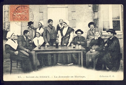 Cpa ecrite 1907 - en, france