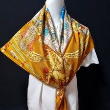 RARE VINTAGE HERMES Silk Scarf