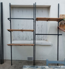 rayonnage mural modulablerails étagères massif tubes au choix