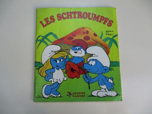 Album panini les schtroumpfs - panini.,