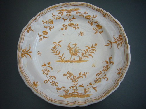 Moustiers olerys assiette - ,