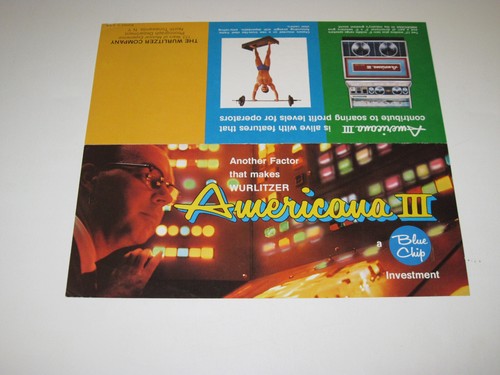 Americana iii wurlitzer - americana,