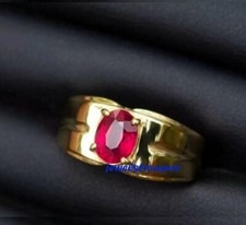 Naturel Rubis Gemme Avec 925