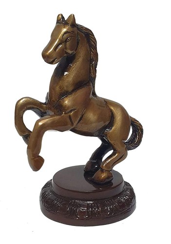 Antique style laiton cheval - laiton,