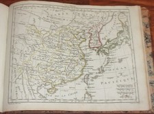 45 cartes Hérisson ATLAS PORTATIF CONTENANT LA GEOGRAPHIE UNIVERSELLE 1806 EO