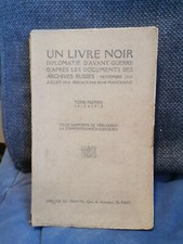 Livre noir diplomatie - livre, noir/diplomatie