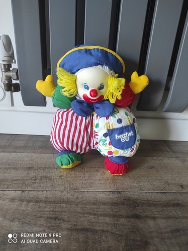 Peluche clown berchet - berchet, vintage