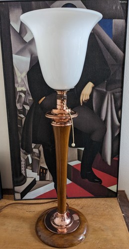 Belle grande lampe art - , déco