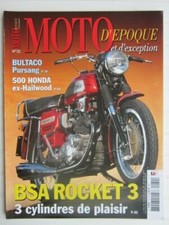 MOTO d'époque N° 32 / BSA Rocket 3 / Bultaco pursang / Honda 500 ex-Hailwood