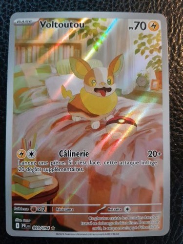 Carte pokémon voltoutou - carte,