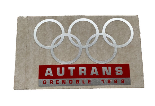Autocollant autrans des jeux - autocollant,