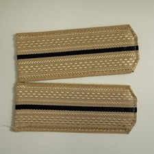 Paire d’Épaulettes Officier Marine Soviétique URSS Militaria Vintage Armée Rouge