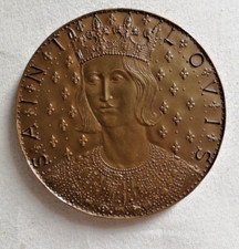 ROYAUTE LOUIS IX DIT  Saint Louis Médaille 700ans de la mort du Roi  TTB+