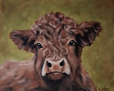 Peinture originale de vache