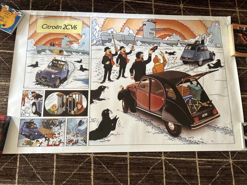 Affiche citroën 2cv6 - affiche,