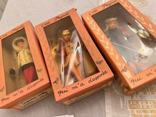 3 Poupée Peynet latex technigom squaw valley premier rendez vous juan les pins