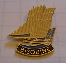 pin's VOILIER VIEUX GREEMENT BISQUINE 2 BRETAGNE FRAISSE