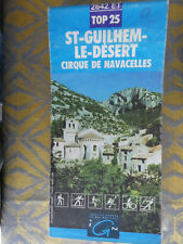 carte IGN bleue 1/25000 2642 ET top 25 st guilhem le desert edition 1  1995
