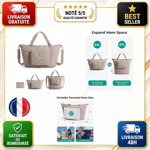 Sac voyage pliable l - sac,