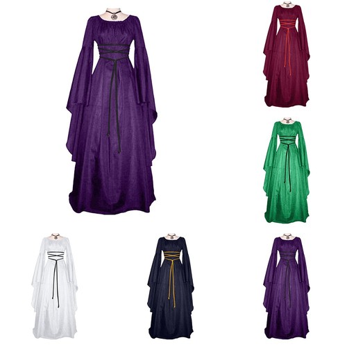 élégante robe médiévale - robe,