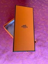 Boîte  Hermès cartonnée orange  16.5 x 7 x 7 cm